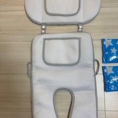アンジェレッテ 竹ベビーカーシート☆保冷剤2個付き
（ベビーカー用品）の画像