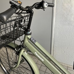 電動自転車 電動アシスト自転車 パナソニック Panasonic ティモ・S FTS633G2 マットオリーブ 26インチ　電動自転車の画像