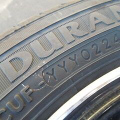 155/65R13 ヨコハマタイヤ　2024年　バリ山　4本　アルミホイール付きの画像