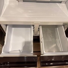 冷蔵庫 401L  冷凍庫 タッチパネル 真空チルド　ガラストップ 自動製氷機 大容量の画像