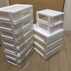 引き出し付き収納ケース　10セットの画像
