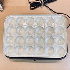 アイリスオーヤマ ミニホットプレート ricopa MHP-R102（アイボリー）2020年製の画像