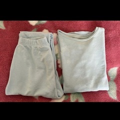 水色 GUパジャマ部屋着　XSの画像