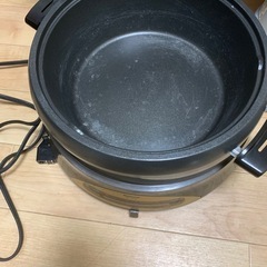 ナショナル 多機能電気鍋 焼き網付きの画像