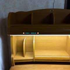 学習机　ナチュラルブラウンの画像