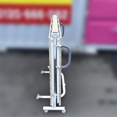 折りたたみベッド/シングルサイズ/木製/マットレスの画像