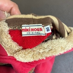 ミキハウス90トレーナーの画像