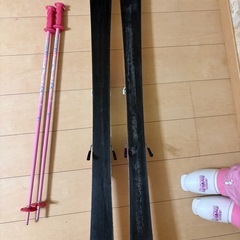 ジュニアスキー板　110cm 5点セットの画像