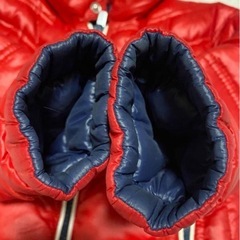 TOMMY HILFIGER ダウン トミーヒルフィガー　赤 紺 ネイビーの画像