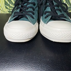コンバースconverse スニーカー　ハイカット　グリーン　24cmの画像