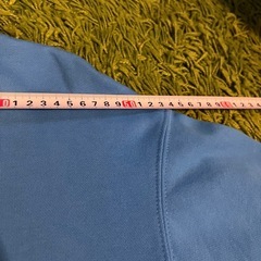 グリーンレーベル　GIZA 裏起毛ハイネックプルオーバースウェット　ブルーの画像