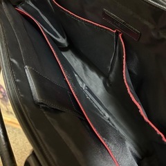 GLEVIO 2way ブラックナイロンビジネスバッグの画像