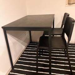 【無料】IKEAダイニングテーブル・チェアの画像