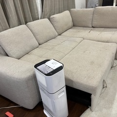 L字ソファーの画像