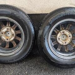 MANARAY SPORT？ 12インチ 12×4.00B　4本　ノーマルタイヤ付きの画像