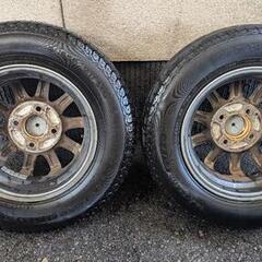 MANARAY SPORT？ 12インチ 12×4.00B　4本　ノーマルタイヤ付きの画像