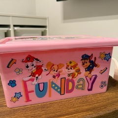 パウパトロール　収納ケースの画像