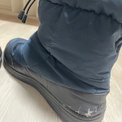 moz スノーブーツ　紺色　24センチ　難ありの画像
