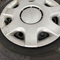 スバル　スタッドレスタイヤ　スチールホイル付　5穴　175/　70　R14　冬用タイヤの画像