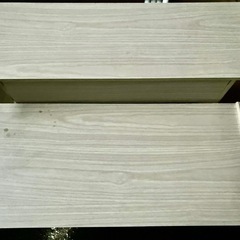 店舗什器★二段棚★折りたたみ式★難ありの画像