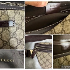 正規GUCCI グッチ ボディバッグ GGスプリーム ウエストバッグの画像