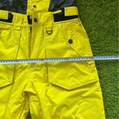オーシャンパシフィック　スノーボードウェア　パンツ　ライトイエロー　蛍光色の画像
