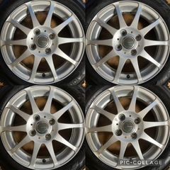 スタッドレス☃️155/65-14 21年製　pcd100×4　アイスガードIG60 YOKOHAMAの画像