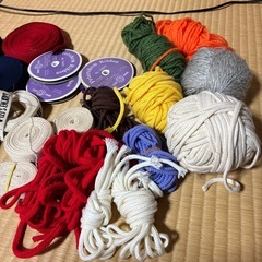 1/2まで　手芸用品　紐　毛糸　パーツの画像