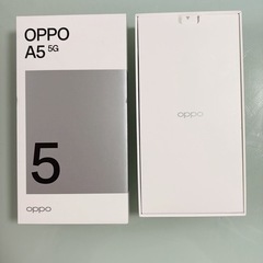 【新品未使用】OPPO A5 5G グリーン 128GB SIMフリー　の画像