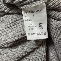 グローバルワーク・ニットワンピース(L)の画像