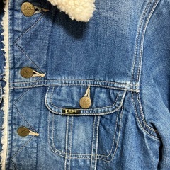 Leeデニムボアジャケットの画像