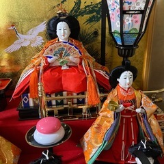 親王飾りひな人形
の画像