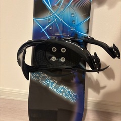 スノーボードバインディングセット128cmの画像