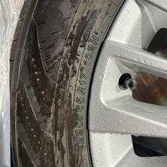 40アルファード純正ホイールとアドバンタイヤ2本セット①の画像