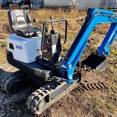 三菱 新キャタピラー MM08B 0.8t クラスの ミニ油圧ショベル 可変脚 配管口 ゴムキャタ 静岡県 富士市発 下取り可能 陸送可能の画像