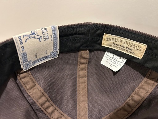 THE H.W. DOG & CO.キャップ