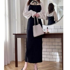 GRLのキャミソールニットワンピースです☺️の画像