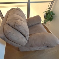 【決まりました】リクライニングソファ　1人用　マツエク　ネイルサロンのチェアの画像