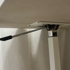 昇降デスク レバー式 高さ調節　キャスター付　天板60x45 地域限定無料配送の画像