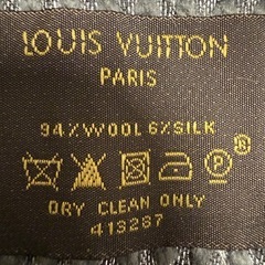 ルイヴィトン LOUIS VUITTON マフラー ロゴマニア シャインの画像