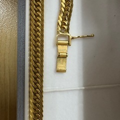 Ｋ１８　喜平　８面トリプル　ネックレスの画像