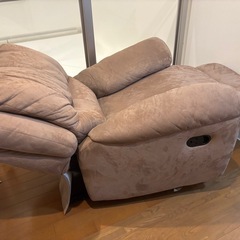 【決まりました】リクライニングソファ　1人用　マツエク　ネイルサロンのチェアの画像