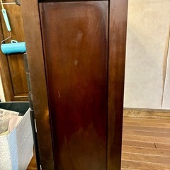 天然木　小物入れ多数　チェスト　かなり便利　の画像