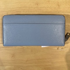 コーチ　ラウンドジップブルー長財布I④【新品未使用】の画像