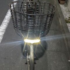 パナソニック　ビビ　12Ah 26型　後ろカゴ付き　電動アシスト自転車の画像
