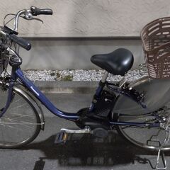 パナソニック　ビビ　12Ah 26型　後ろカゴ付き　電動アシスト自転車の画像
