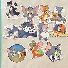 1/12まで　トムとジェリー　大きめステッカーの画像