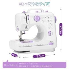 ミシン⭐️初心者向け 12種の縫い目 スピード調整可能 持ち運び便利 日本語説明の画像