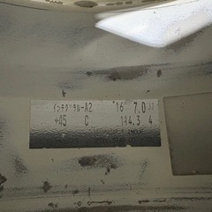 SSR  インテグラルA2  16×7j  114.3 4穴  ジャンク品の画像