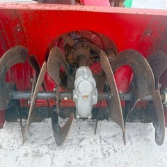 ホンダ HS655 雪丸 除雪機 セル付き 実働品 現状販売 バッテリー新品 の画像